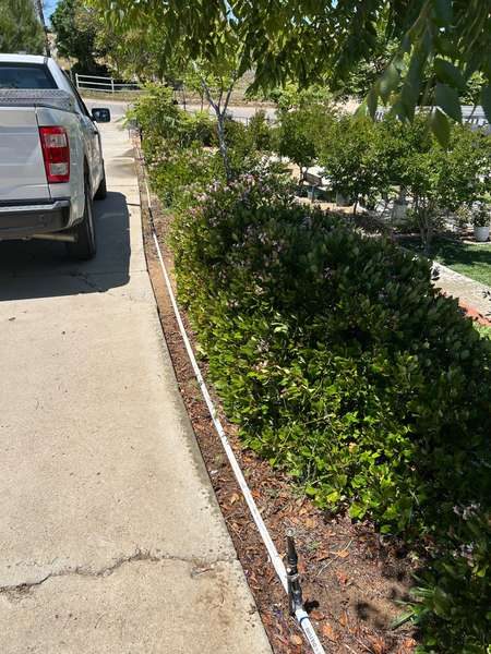 Residential sprinkler and drip irrigation project finished by Green Sky Irrigation